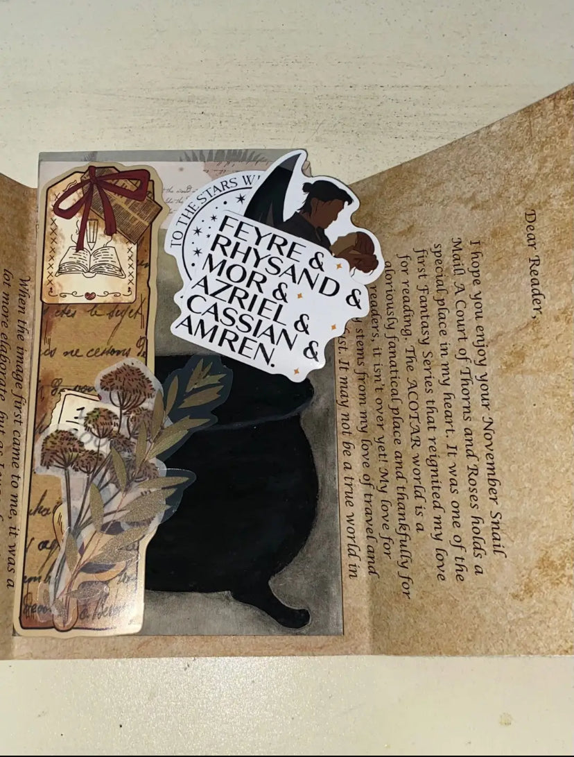 Bookish Fantasy Snail Mail
