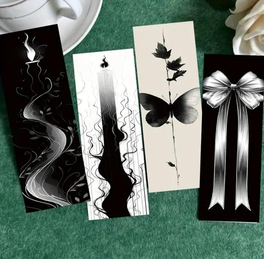 Classy Black & White Bookmarks